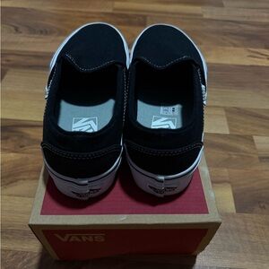 Vans Asher Platform Black Canvas Shoes